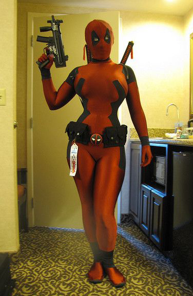 Deadpool Cosplay Costume Full Body Suit 15070242